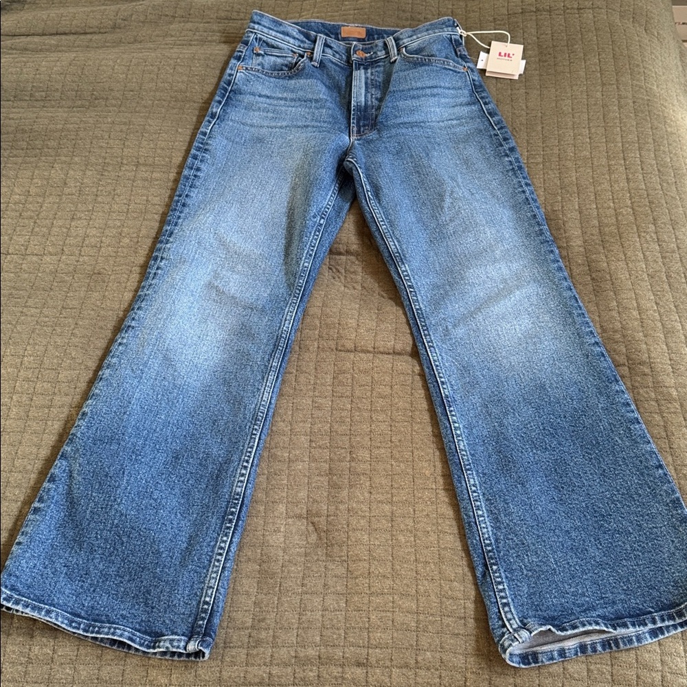 nwt mother lil bookie sneak high waist bootcut - Picture 3 of 11